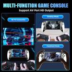 X9 Retro Portable Gaming Console, Handheld Emulator Games Console with Built in 15000+ Video Games 9 Emulators, 5.5 Inch HD Screen, Support Bluetooth & TV Output & E-book Function, 3D Joysticks