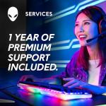 Alienware Aurora R16 Gaming Desktop - Intel Core i7 14700F, 32GB DDR5 RAM, 1TB SSD, NVIDIA GeForce RTX 4070 Super 12GB GDDR6X Graphics, Windows 11 Home, 1 Year Onsite/in-Home Service - Basalt Black