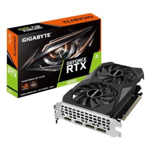 Gigabyte NVIDIA GeForce RTX 3050 WINDFORCE OC V2 6G Graphics Card - 6GB GDDR6, 96-bit, PCI-E 4.0, 1477MHz Core Clock, 2x DP 1.4, 2 x HDMI 2.1, GV-N3050WF2OCV2-6GD