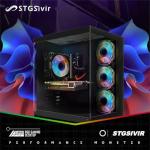 STGsivir Prebuilt Gaming PC Desktop Computer Tower, Intel Core i7 up to 3.9GHz, Nvidia GeForce RTX 2060 Super 8GB GDDR6, 16GB RAM, 1TB SSD, WIFI 6, BT 5.0, RGB Fan x3, Windows11 Pro
