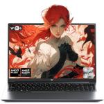 Tivique 16.1" Gaming Laptop with Ryzen 7 H255 Processor up to 4.90 GHz (Beat 13th i7-13800H), 8C/16T - 4800MHz 16GB RAM DDR5*2+512GB M.2 SSD,1200 FHD, HDMI, WiFi 6,12C Radeon 780M, Backlit Keyboard