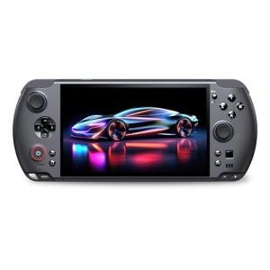 WIN 5 Portable Handheld Game Console with AMD Ryzen AI Max+ 395 CPU, Radeon 8060S Graphics, 32GB LPDDR5X RAM, 2TB NVMe SSD, 7-inch 120Hz Display, Removable Battery, Supports 4TB SSD and GPU Dock