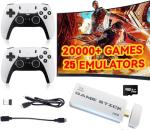 ASTEKID Wireless Retro Game Console - Game Stick Built-in 20,400+ Classic Video Games, Plug & Play for TV HDMI output, Multiple Classic Emulator, Dual 2.4G Wireless Controller