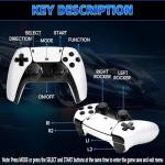 NOBES 2026 Retro Game Console Game Stick, 21000 Retro Games with 2 Wireless Gamepads, HDMI Plug & Play Video Game Stick for TV, Games Gift for Boys and Adults