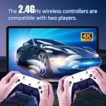 ZYGSEVE Retro Games Console 4K Game Stick 20,000+ Built-in Games, 23 Emulators, 2 Wireless Controllers​