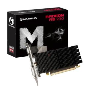 maxsun AMD R5 230 Computer Graphics Card, 2G GDDR3, HDMI VGA DVI Low Profile Ready Video Card (R5 230 2G)