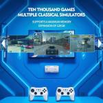 WUYJTIF X10 PRO Retro Game Stick with 50000+ Games, 4K HDMI HD Plug and Play Game Stick with 2 Controllers, Support 50+ Simulators, 2 Player Battle (Style 2)