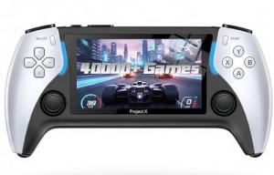 Retro Game Console, 40,000+ Pre-Installed Games, Games Console 4.3-Inch HD IPS Screen, 2500mAh Battery, 15+ Emulators