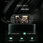 AYN Odin 2 Mini Android gaming handheld with Snapdragon 8 Gen 2 CPU, Adreno 740 GPU, 8GB RAM, 128GB UFS 4.0 storage, 5" 1080p 60Hz Mini LED, Wi-Fi 7, BT 5.3, Android 13