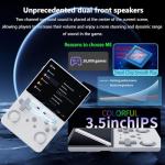 Harrisville Designs Handheld Game Consoles with Open Source Linux System, 128GB, 3000mAh Battery, 3.5 Inch HD Screen, 20000+ Portable Mini Game Console for Teens and Adults