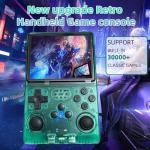 30000 in 1 Handheld Game Console, 3.5 inch Mini HD IPS Screen Retro Console, 3800mAh Large Capacity, Built-in 256G Card, Support HDMI and TV Output