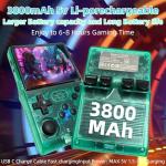 30000 in 1 Handheld Game Console, 3.5 inch Mini HD IPS Screen Retro Console, 3800mAh Large Capacity, Built-in 256G Card, Support HDMI and TV Output