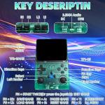 30000 in 1 Handheld Game Console, 3.5 inch Mini HD IPS Screen Retro Console, 3800mAh Large Capacity, Built-in 256G Card, Support HDMI and TV Output