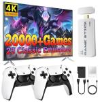 Upgraded Retro Games Console, Retro Game Stick Built-in 20,000+ Classic Games with Wireless Controller, Plug & Play for TV HDMI, Retro Game Console for Family and Adult (X1)