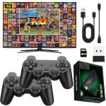 ScriMemo 2025 Upgraded Retro Game Stick Console - Video Game Console with 21,000+ Games, Enhanced Dual 2.4G Wireless Controllers, Plug and Play TV Nostalgia Stick, HDMI Output (black)