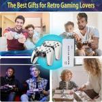 Upgraded Retro Games Console, Retro Game Stick Built-in 20,000+ Classic Games with Wireless Controller, Plug & Play for TV HDMI, Retro Game Console for Family and Adult (X1)