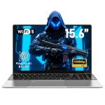 FUNYET Gaming Laptop, Win11 Pro Computer,15.6 inch Laptop R7 5700U processor, 16GB RAM + 1TB SSD, FHD 1920x1080 Notebook, Fingerprint unlock, Backlit keyboard, 180° hinge, BT 5.0