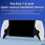 Rehoetom Retro Handheld Game Console HC8000 7.0-inch 1024X600 IPS Display, 15K Classic Games, 5-Hour Play Time TF Card Up To 256GB Compatible With For Linux OS (black)