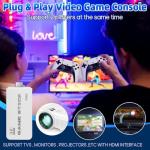 NOBES Retro Game Console Game Stick, 20400+ Retro Games with 2 Wireless Gamepads, HDMI Plug & Play Video Game Stick for TV, Games Gift for Boys and Adults (64C)