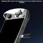 Retro Handheld Game Console X9 5.5-Inch IPS 800X480 Screen Supports 10 Game Emulators 6200 Games Built-In 8GB Expandable Memory Multifunctional Device For Classic Gaming And Entertainment White