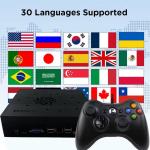 HperBase Retro Game Console, Preloaded with 70,000 Games, 80 Systems, Includes 2 Wireless Controllers, HDMI Cable