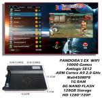 Box DX Retro Game Console 10888 in 1, Street Arcade Cabinet with RGB Light Panel, 8-Way Joystick, 16 Buttons, 720P HD Output