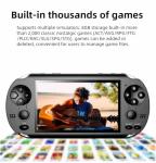 TAQY 4.3 inch Dual Joystick Retro Game Console with 2000 Built-in Games, Multiple Simulators, MP4/TV OUT, Portable, Nostalgic Gifts