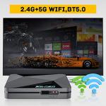 Kinhank Super Console X2 pro Retro Game Console with 100000+GamesVideo Game Console EmuELEC 4.5/Android 9.0 in 1, with 2 Gamepad Inside,2.4G+5G and BT 5.0