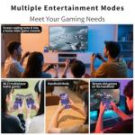 RG34XXSP Retro Handheld Game Console Linux System RG 34XXSP Retro Gaming Console 3.4 "IPS Screen with Linux System 3300mAh Battery with WiFi/Bluetooth 64GB (RG34XXSP-Indigo-uk-new)