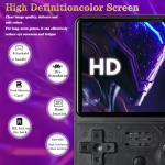 Deluisho Retro Games Console, R36S Retro Handheld Game Console, 3.5 Inch IPS Screen 640 X 480 HD Pixels Retro Handheld Gaming Console, XXGB TF Card 20,000 Retro Games, Multiple Emulators Supported