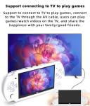 JXD 4.3 inch Handheld Game Console for Multiple Simulators X6 Retro Video Game Console Mp3/4/Ebook TV Out Mini Hand Portable Game Player Device Holiday/Christmas Gifts(White)