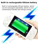 JXD 4.3 inch Handheld Game Console for Multiple Simulators X6 Retro Video Game Console Mp3/4/Ebook TV Out Mini Hand Portable Game Player Device Holiday/Christmas Gifts(White)