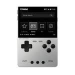 GameSwap Brick Hammer Handheld Game Console [TRIMUI] - CNC Metal Aluminum Body, 3.2 Inch 1024x768 IPS Screen (400 PPI), Allwinner A133P CPU, Retro Gaming Handheld (Silver)