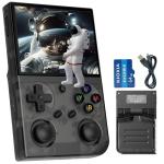 G350 Retro Game Console,Linux System RK3326 G350 Handheld Game Console Built-in 64G TF Card 4371 Games,3.5-inch IPS Screen, WiFi, Bluetooth 4.2, HDMI Output, 3200mAh Battery