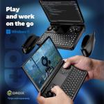 GPD WIN Mini 2024 handheld gaming PC, AMD Ryzen 7 8840U, 8C/16T up to 5.1GHz, Radeon 780M GPU, 32GB LPDDR5 RAM, 2TB NVMe SSD, 7” 1080p 120Hz touchscreen, Wi-Fi 6