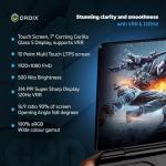 GPD WIN Mini 2024 handheld gaming PC, AMD Ryzen 7 8840U, 8C/16T up to 5.1GHz, Radeon 780M GPU, 32GB LPDDR5 RAM, 2TB NVMe SSD, 7” 1080p 120Hz touchscreen, Wi-Fi 6