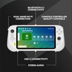 Logitech G Cloud Gaming Handheld, Portable Gaming Console with Long Battery Life, 1080P 7-Inch Touchscreen, Lightweight Design, Xbox Cloud Gaming, NVIDIA GeForce NOW, Google Play - White