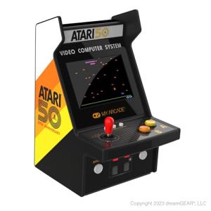 My Arcade Atari Mini Arcade Machine - Micro Player Pro Table Top Arcade Machine, Portable Handheld Game, Retro Gaming Console, Mini Retro Games Machines for Kids & Adults