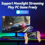 RG556 Retro Handheld Game Console Built-In 8000+Games, 8+128G+256G 5.48-Inch AMOLED Screen Video Player Handheld Gaming Console for Adults Kids, Support WiFi Bluetooth