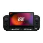 CRKD Nitro Deck+ Handheld Pro Controller for Nintendo Switch & OLED Model - TV Dockable - Programmable Sidekicks & Back Buttons - TruCollection System (Clear Black)