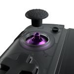 CRKD Nitro Deck+ Handheld Pro Controller for Nintendo Switch & OLED Model - TV Dockable - Programmable Sidekicks & Back Buttons - TruCollection System (Clear Black)