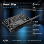 GPD WIN Mini 2025 handheld gaming PC, AMD Ryzen AI 9 370, 12C/24T up to 5.1GHz, Radeon 890M GPU, 32GB LPDDR5 RAM, 2TB NVMe SSD, 7” 1080p 120Hz touchscreen, Wi-Fi 6E Bluetooth 5.3