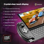 GPD WIN 4 2025 handheld gaming PC with AMD Ryzen 7 8840U, 8C/16T, 5.1GHz, Radeon 780M, 32GB LPDDR5X RAM, 2TB SSD, 6" 1080P display, OcuLink slide up backlit keyboard, portable gaming console