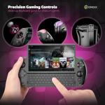 GPD WIN 4 2025 handheld gaming PC with AMD Ryzen 7 8840U, 8C/16T, 5.1GHz, Radeon 780M, 32GB LPDDR5X RAM, 2TB SSD, 6" 1080P display, OcuLink slide up backlit keyboard, portable gaming console