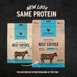 Vital Essentials Freeze-Dried Raw Beef Dog Food