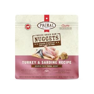 Primal Pet Freeze-Dried Turkey Dog Food 5.5 oz