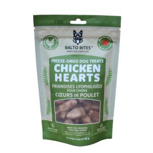 Balto Bites Freeze-Dried Chicken Hearts Treats