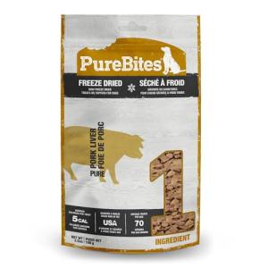 PureBites Freeze-Dried Pork Liver Dog Treats