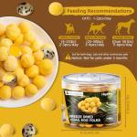 Natural Freeze-Dried Quail Egg Yolk Treats 80g