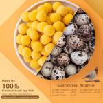 Natural Freeze-Dried Quail Egg Yolk Treats 80g
